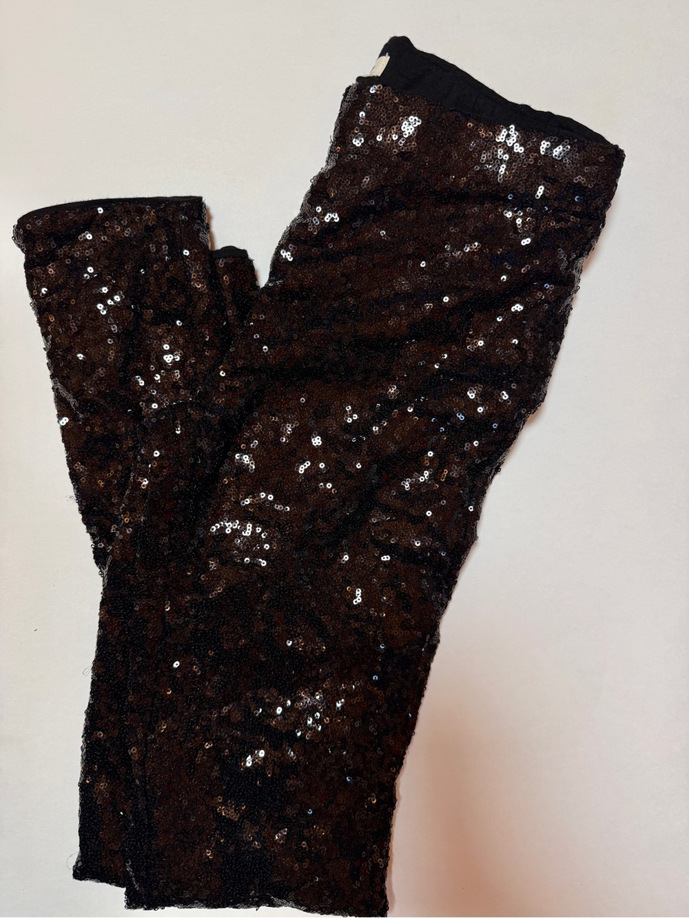 Black Sequin Women’s leggings  - Sparkle Stretch Skinny